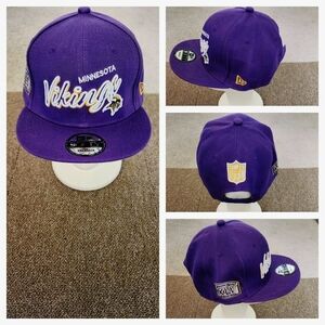 MINNESOTA VIKINGS NFL FOOTBALL SNAPBACK HAT.